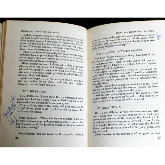 VTG 1963 Heloise's Kitchen Hints Hardcover Book By Heloise Notes - Picture 8 of 12